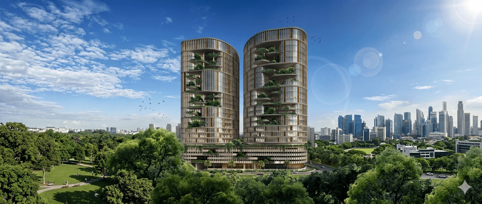 Modern building architecture